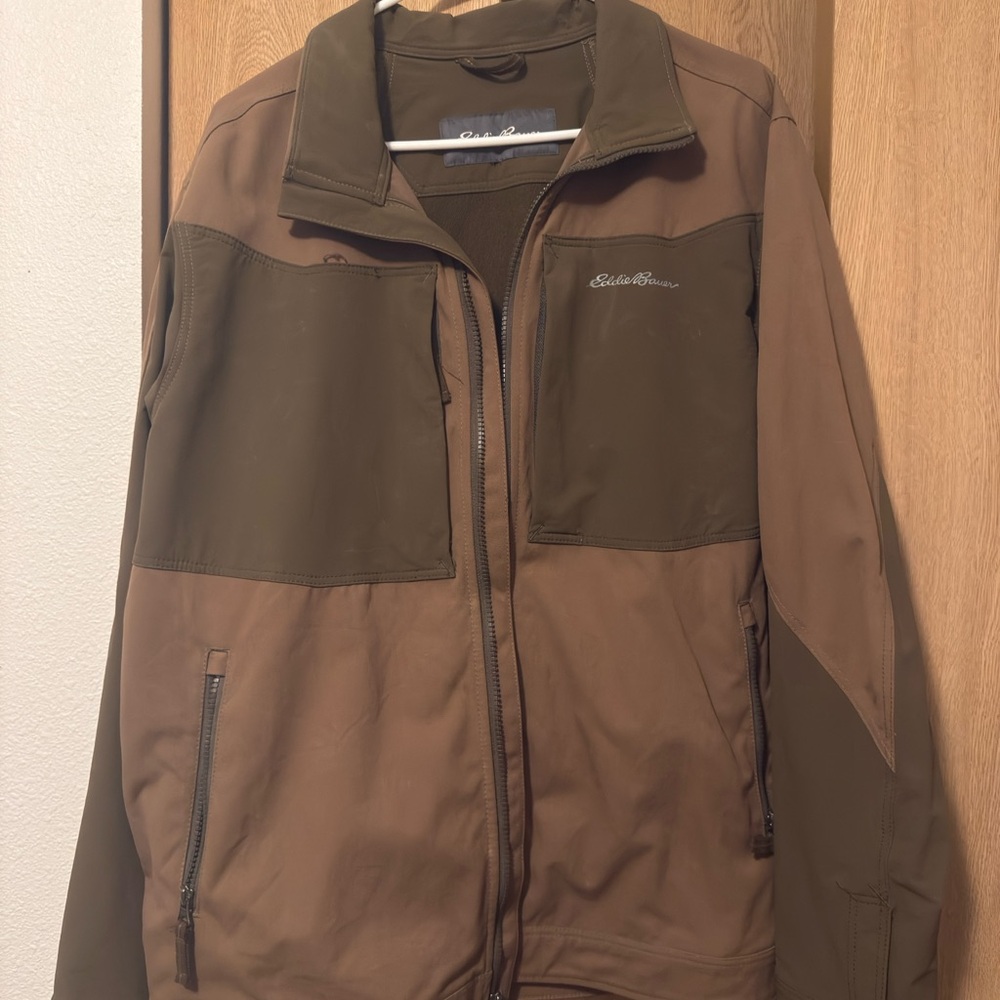 Eddie Bauer Men's Two-Tone Brown Jacket